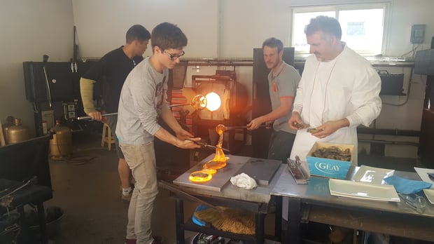 Cooking with glass, event activity in Cannes